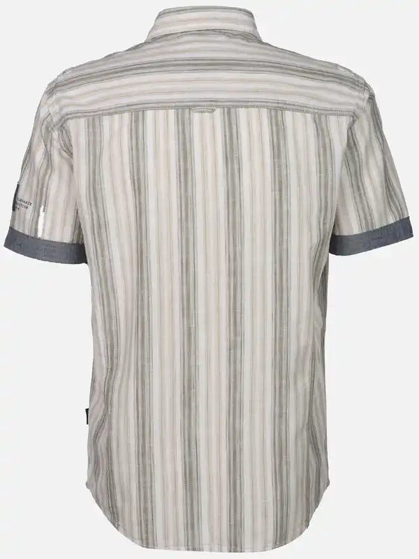 Bild 2 von Herren Freizeithemd mit kurzen Ärmeln Grau