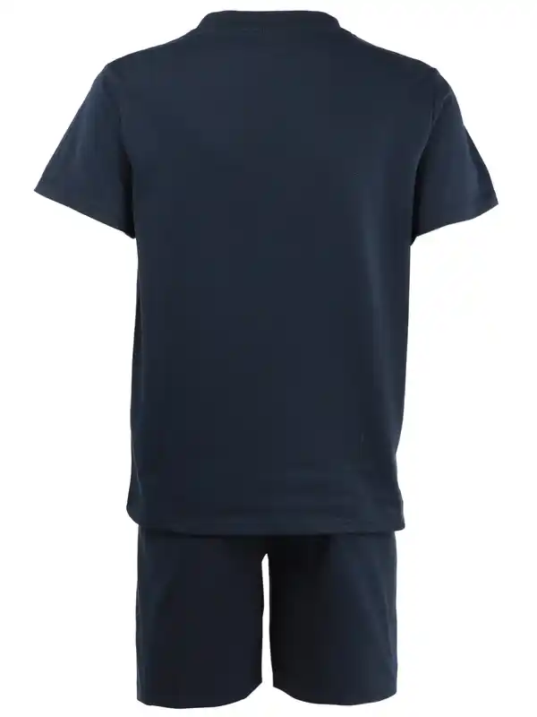 Bild 3 von Jungen Shorty Schlafanzug mit Print Blau