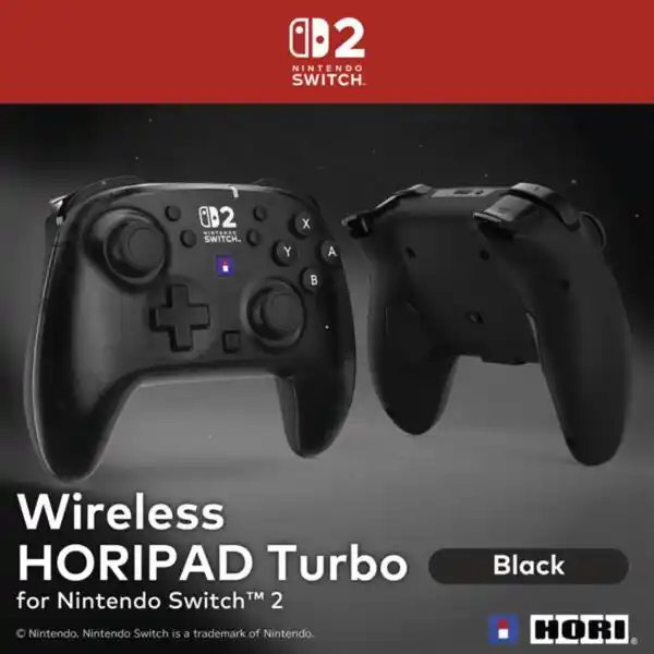 Bild 2 von Gaming HORI Wireless HORIPAD Turbo (Schwarz) für Nintendo Switch 2