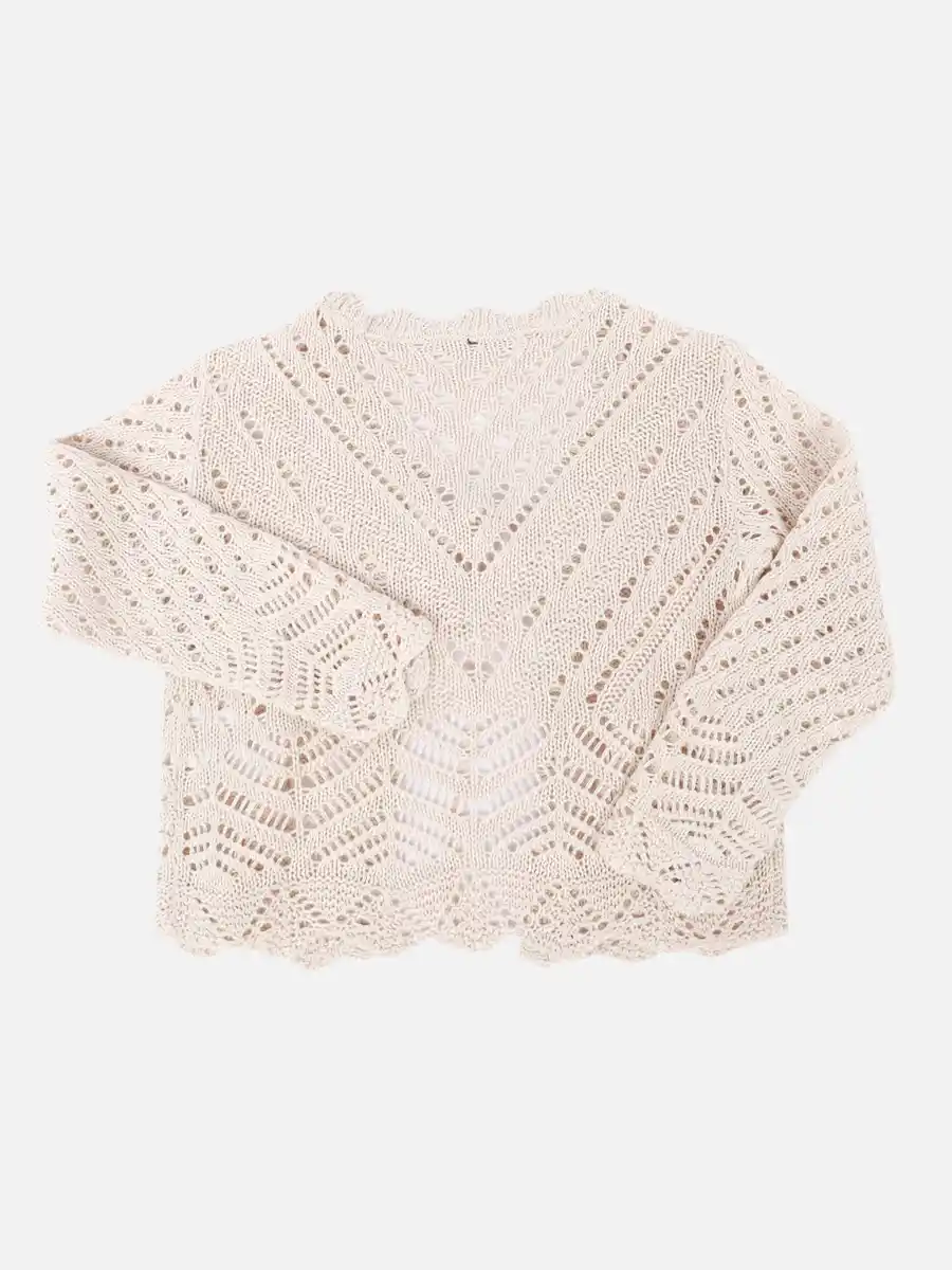 Bild 3 von Hailys Teens COK-AW2406009-AT Strickjacke Beige