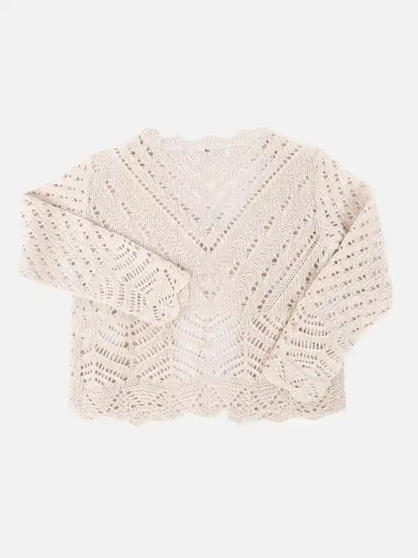 Bild 3 von Hailys Teens COK-AW2406009-AT Strickjacke Beige