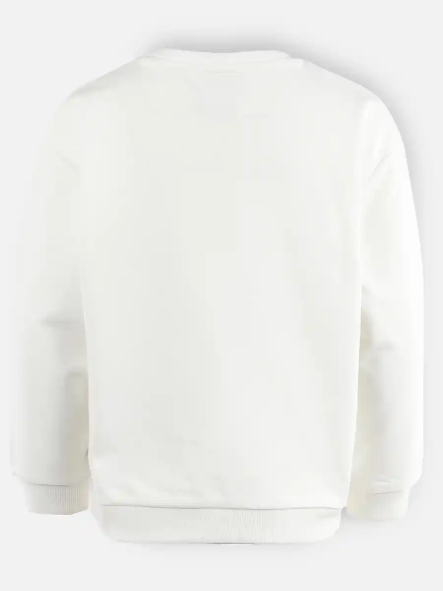 Bild 2 von Mädchen Set, 2tlg., Sweaty mit Paillettenprint und Haarschleife Weiß