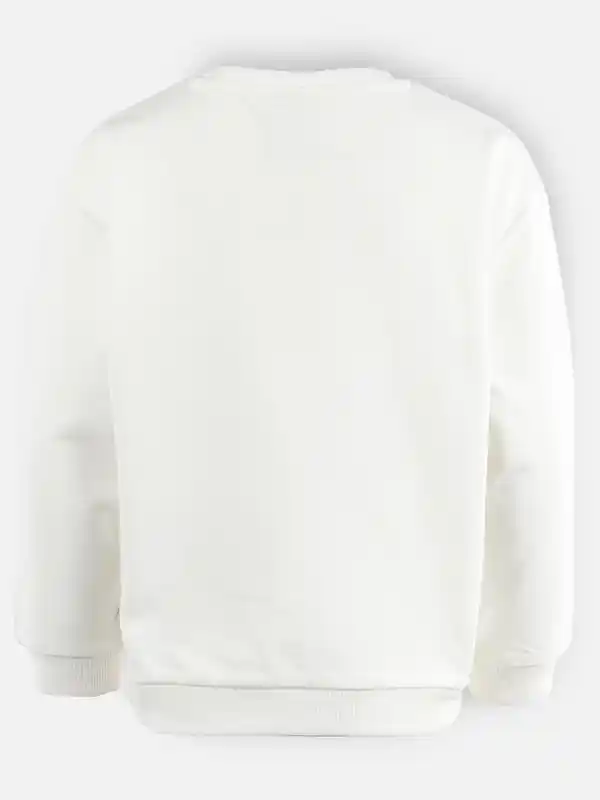 Bild 2 von Mädchen Set, 2tlg., Sweaty mit Paillettenprint und Haarschleife Weiß