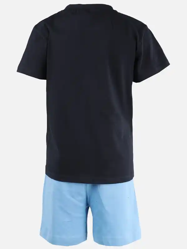 Bild 2 von Jungen Pyjama mit Frontprint Blau