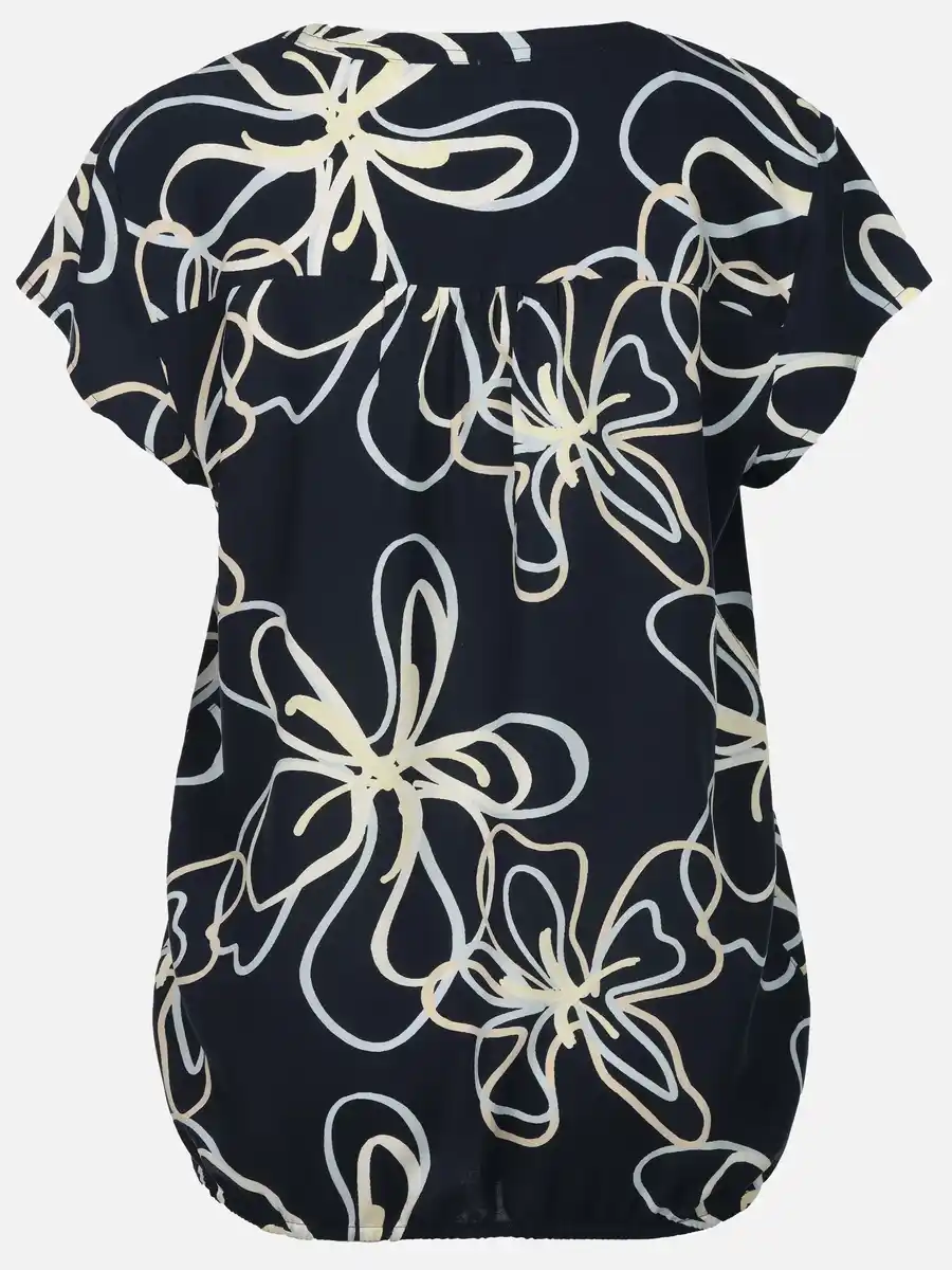 Bild 2 von Damen Schlupfbluse mit Alloverprint Marine