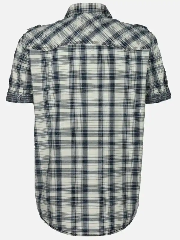 Bild 2 von Herren Freizeithemd mit kurzem Arm Blau