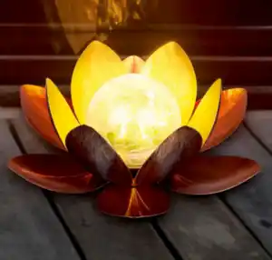 LED-Solar-Leuchte »Lotusblume«