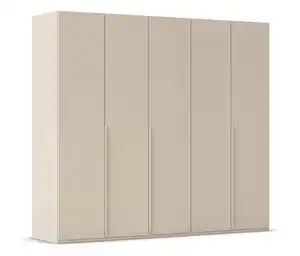 rauch Kleiderschrank »Scale«, 5-türig, Premium-Ausstattung, beige-champagnerfarben