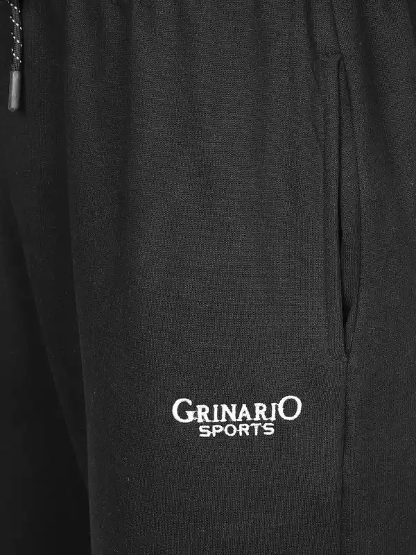 Bild 4 von Herren Jogginghose mit geradem Bein Schwarz