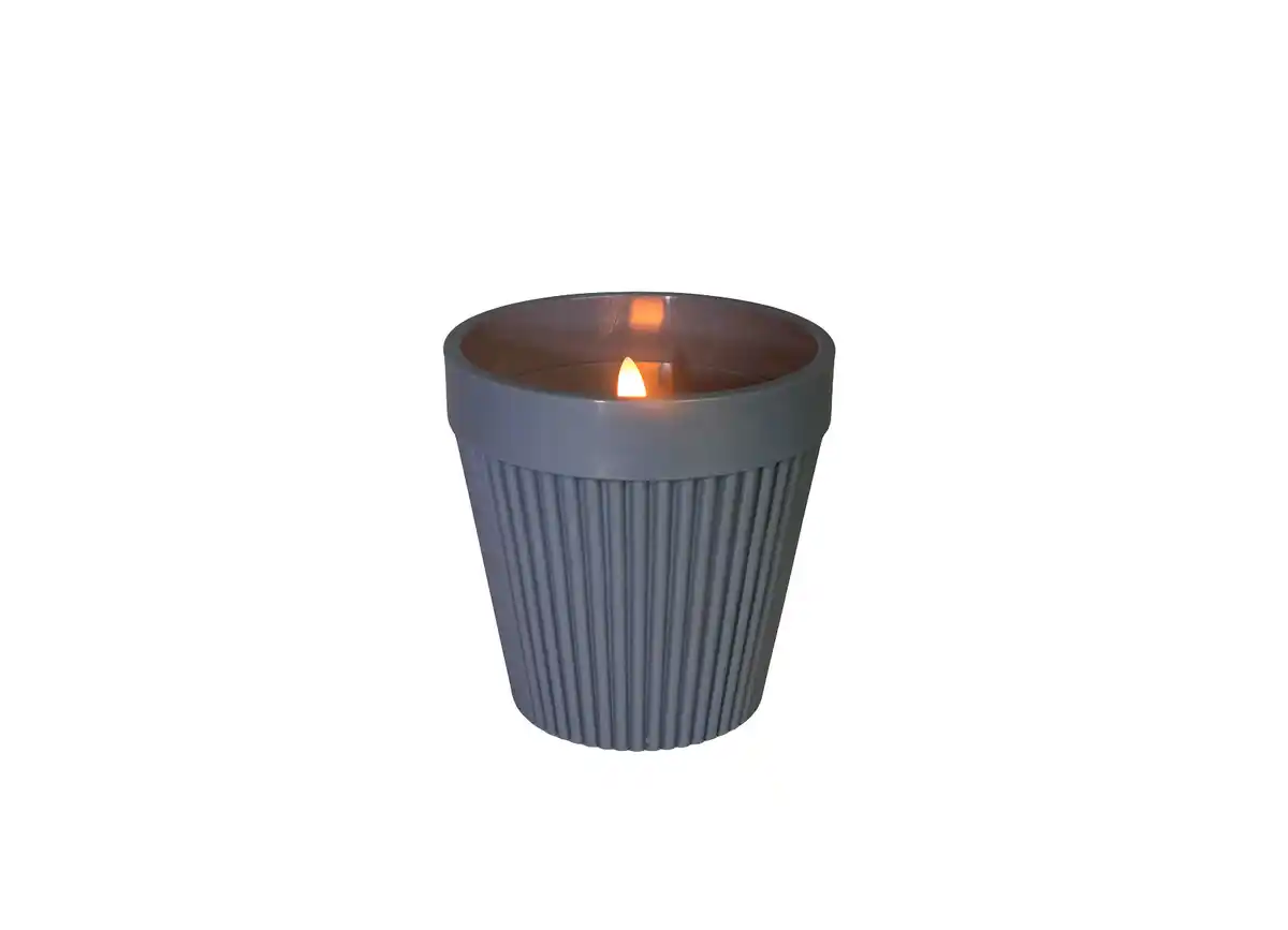 Bild 1 von LED Kerze im Blumentopf