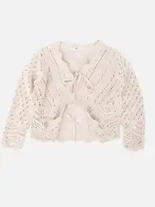 Hailys Teens COK-AW2406009-AT Strickjacke Beige