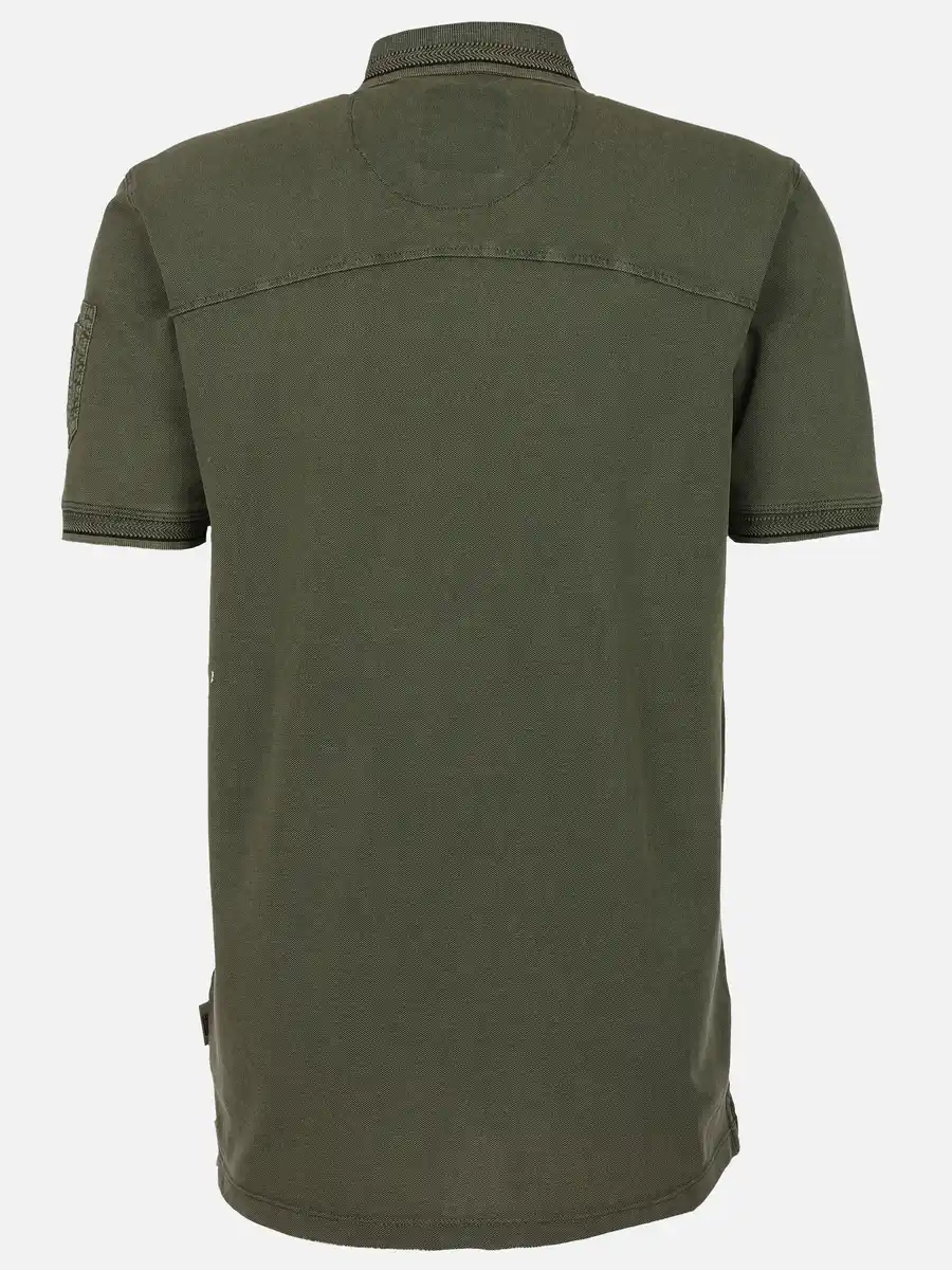 Bild 2 von Herren Poloshirt mit vielen Details Grün