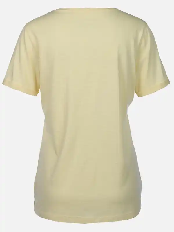 Bild 2 von Damen Shirt mit Print und Pailletten Gelb