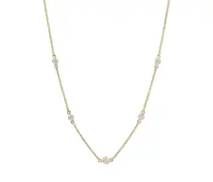 585 Gold Collier, 35 Diamanten