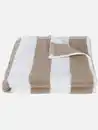 Bild 1 von Handtuch gestreift 50x90cm Beige