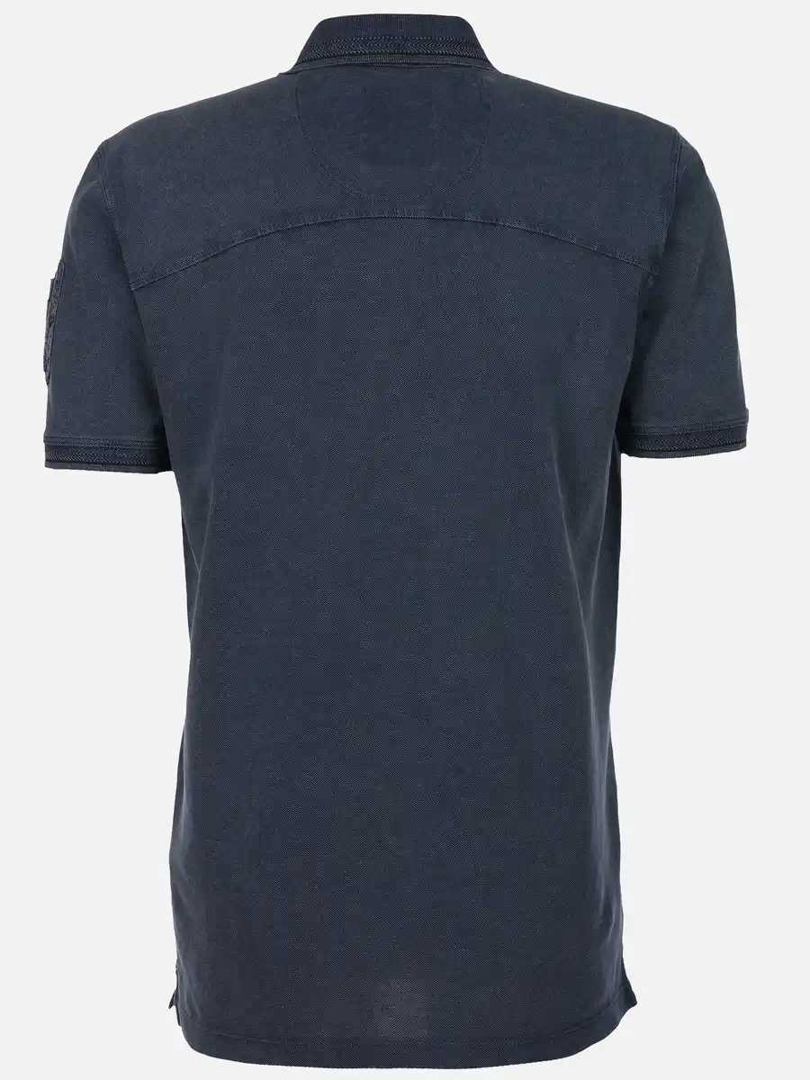 Bild 2 von Herren Poloshirt mit vielen Details Blau