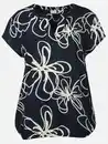 Bild 1 von Damen Schlupfbluse mit Alloverprint Marine