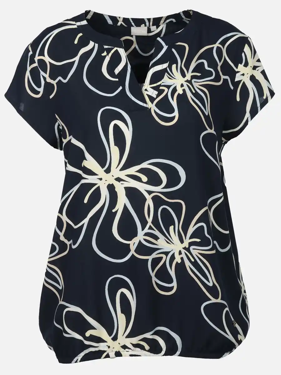 Bild 1 von Damen Schlupfbluse mit Alloverprint Marine