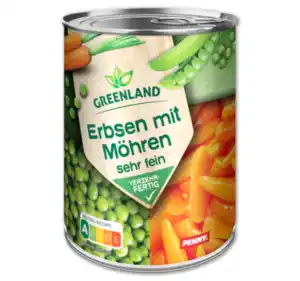 GREENLAND Erbsen mit Möhren