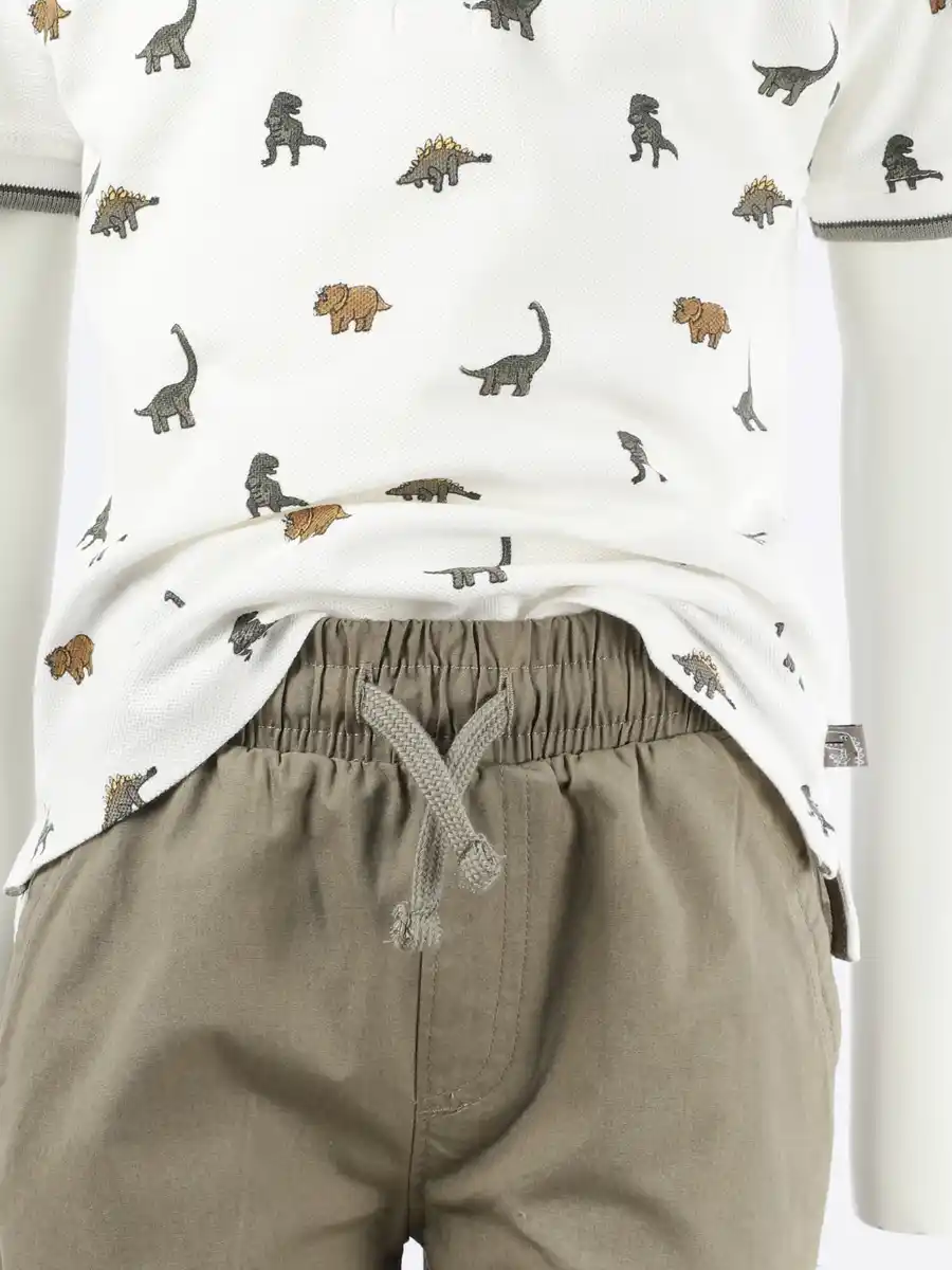 Bild 3 von Jungen Set, 2tlg., best. aus Shirt und Hose Weiß