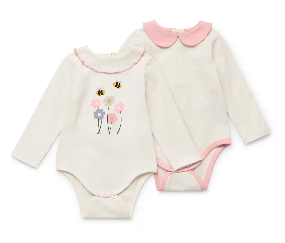 Bild 1 von 2 Baby-Langarmbodies mit Kragen