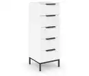 Bild 1 von rauch Kommode »Flipp« mit Fußgestell, 5 Schubladen, 40 cm, weiß