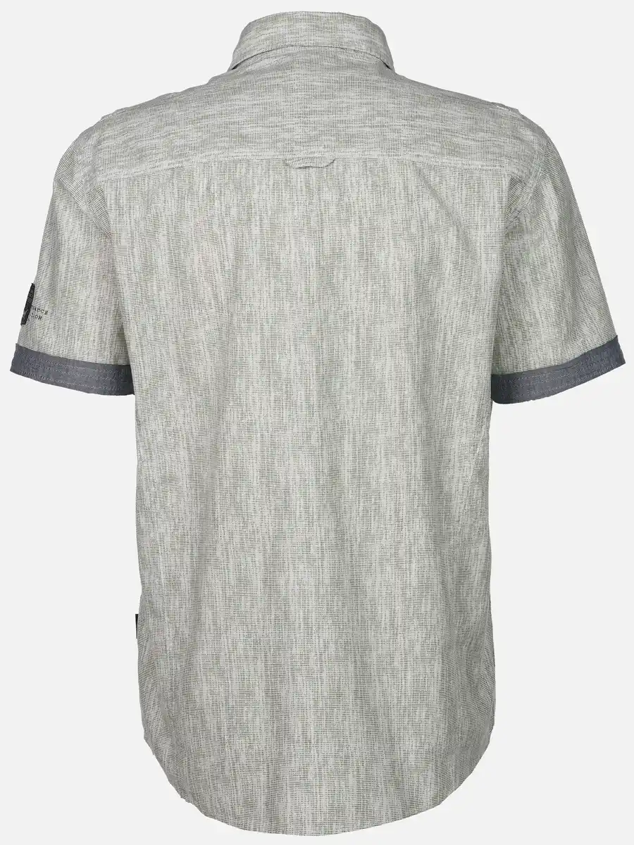 Bild 2 von Herren Freizeithemd mit kurzen Ärmeln Grün