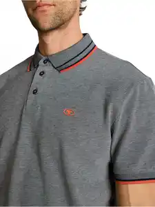 Herren Poloshirt Grau