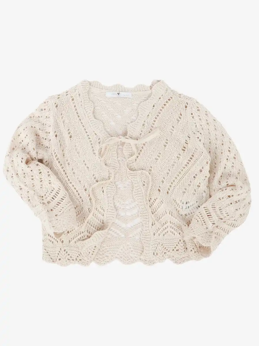 Bild 2 von Hailys Teens COK-AW2406009-AT Strickjacke Beige