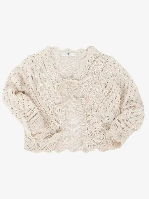 Bild 2 von Hailys Teens COK-AW2406009-AT Strickjacke Beige