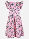 Bild 2 von Mädchen Kleid mit Minimalprint Rosa