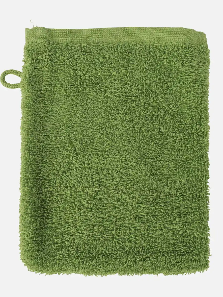 Bild 1 von Waschhandschuh unifarben 16x21cm Grün