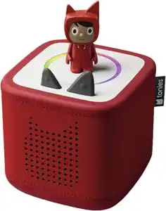 Tonies Toniebox 2 Rot Starter Set Kreativ-Tonie Rot [DACH] Tonies