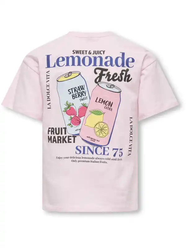 Bild 2 von Kids Only KOGCANA LIFE SS RLX T-Shirt Rosa