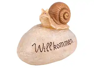 Dekostein „Willkommen“ Magnesia