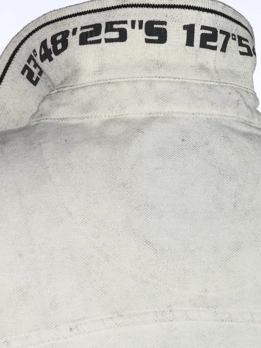 Bild 3 von Herren Poloshirt mit vielen Details Weiß