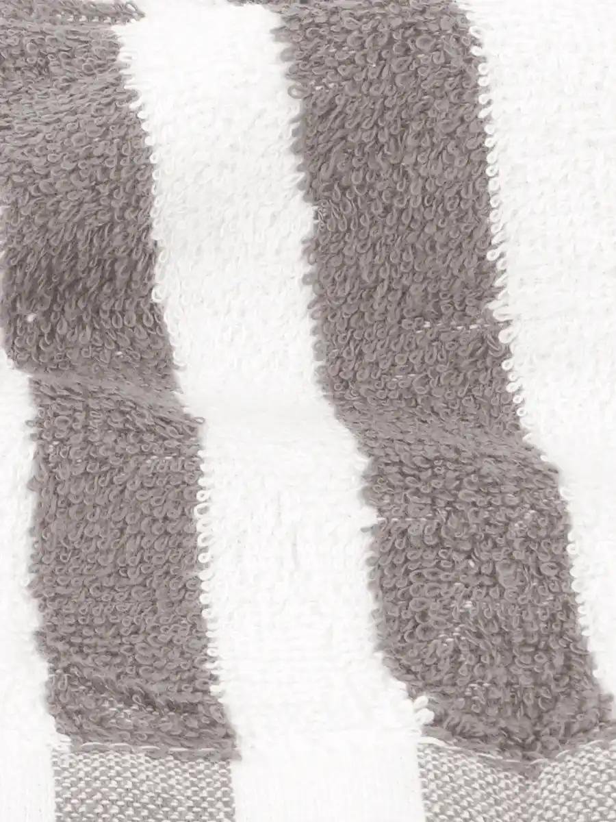 Bild 3 von Handtuch gestreift 50x90cm Grau