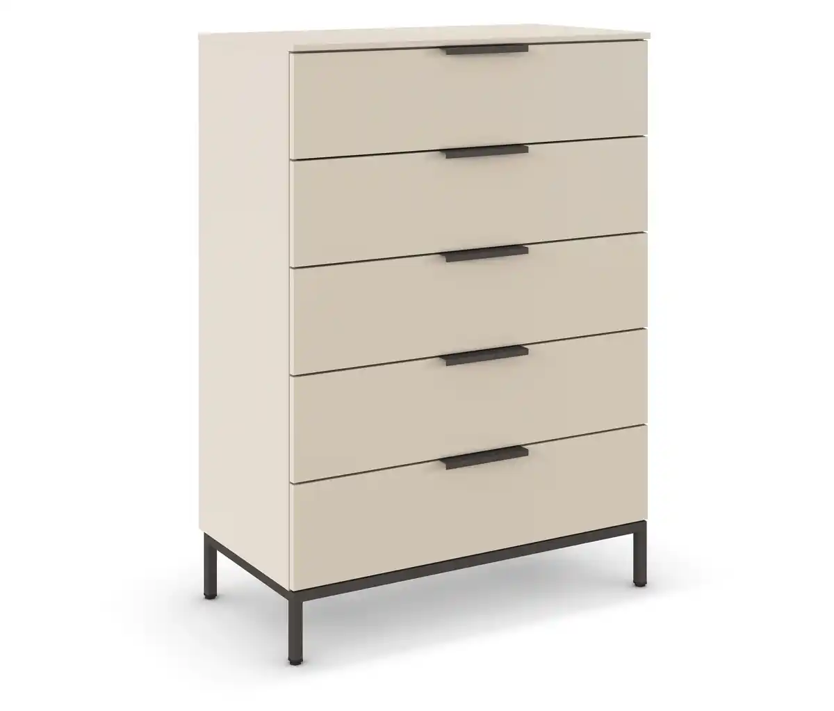 Bild 1 von rauch Kommode »Flipp« mit Fußgestell, 5 Schubladen, 80 cm, beige-champagnerfarben