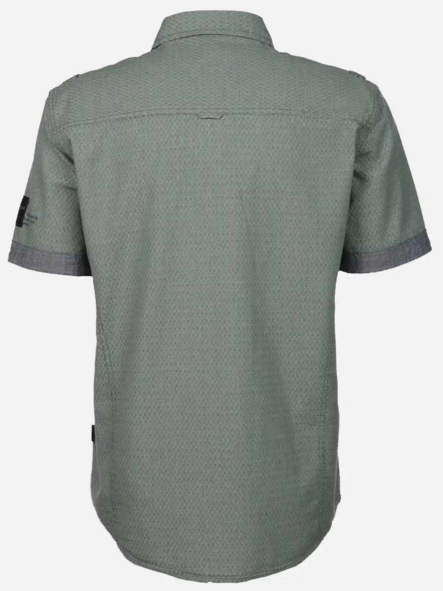 Bild 2 von Herren Freizeithemd mit kurzen Ärmeln Blau