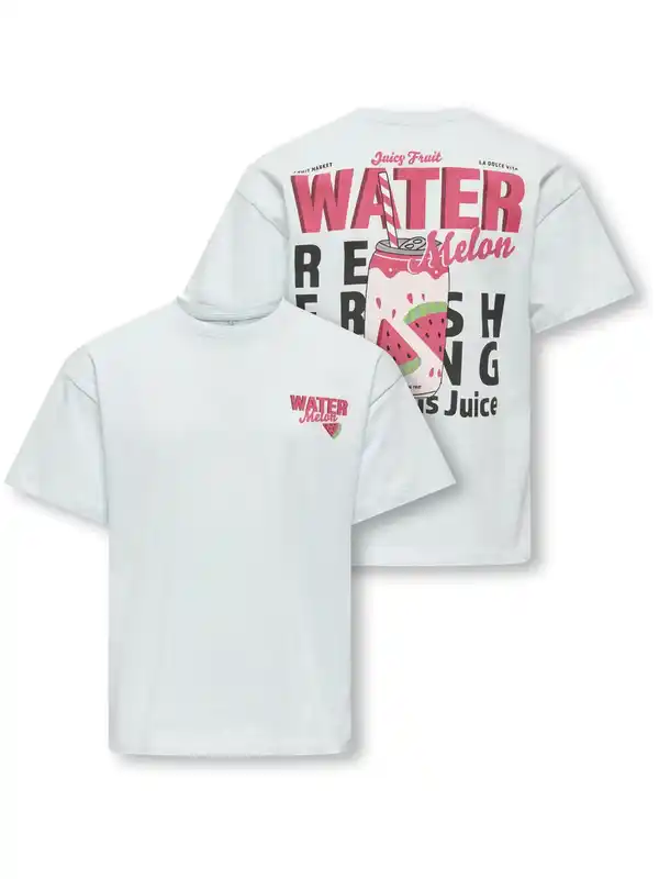 Bild 4 von Kids Only KOGCANA LIFE SS RLX T-Shirt Blau