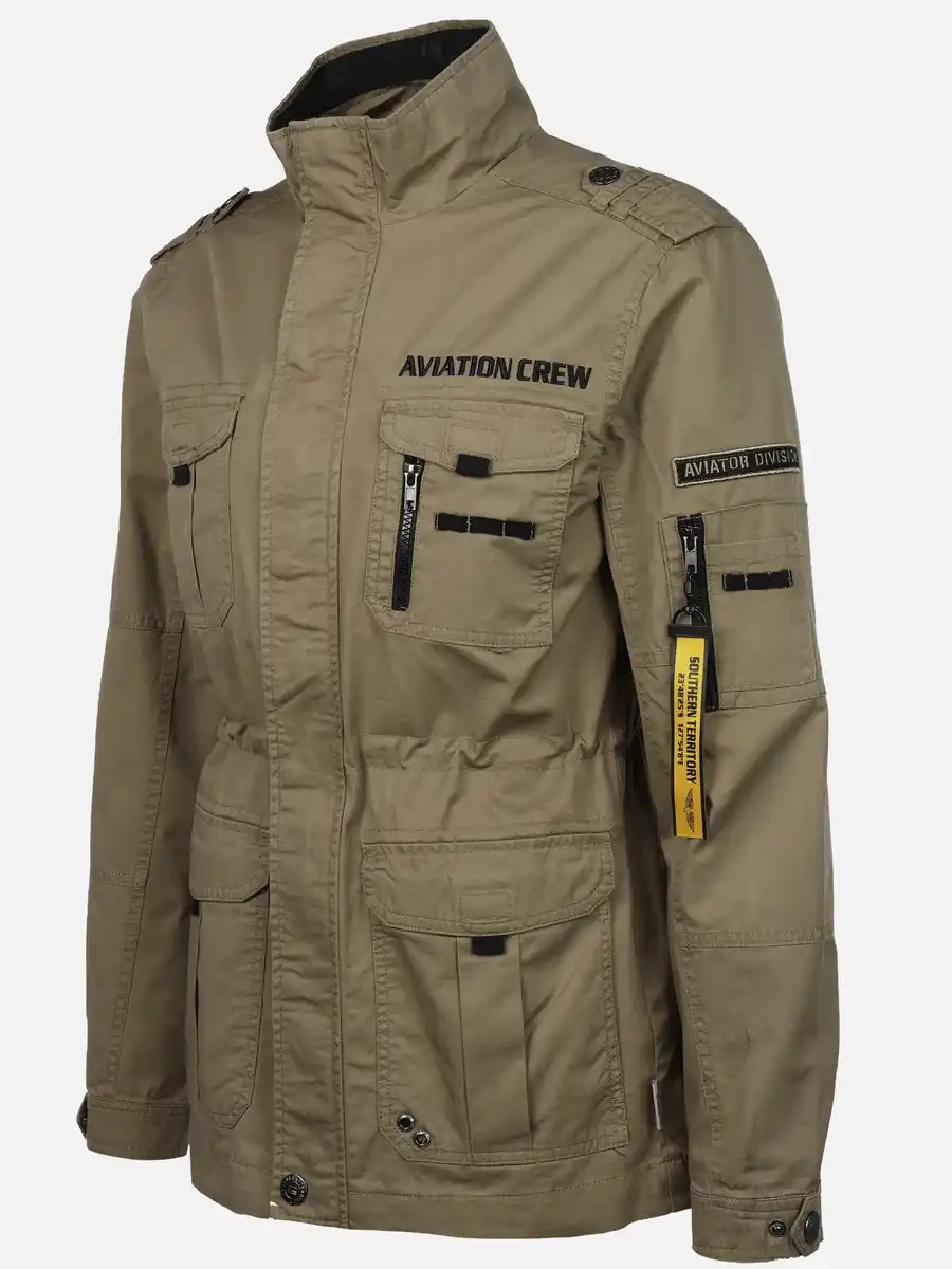 Bild 3 von Herren Fieldjacket mit vielen Taschen Oliv