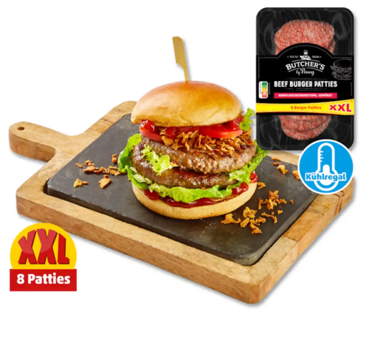Bild 1 von BUTCHER’S Frische Beef Burger Patties*