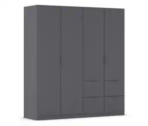 rauch Kleiderschrank »Ella«, 4-türig, grau metallic