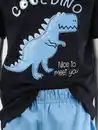 Bild 3 von Jungen Pyjama mit Frontprint Blau