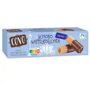 COVO Schoko Waffelröllchen