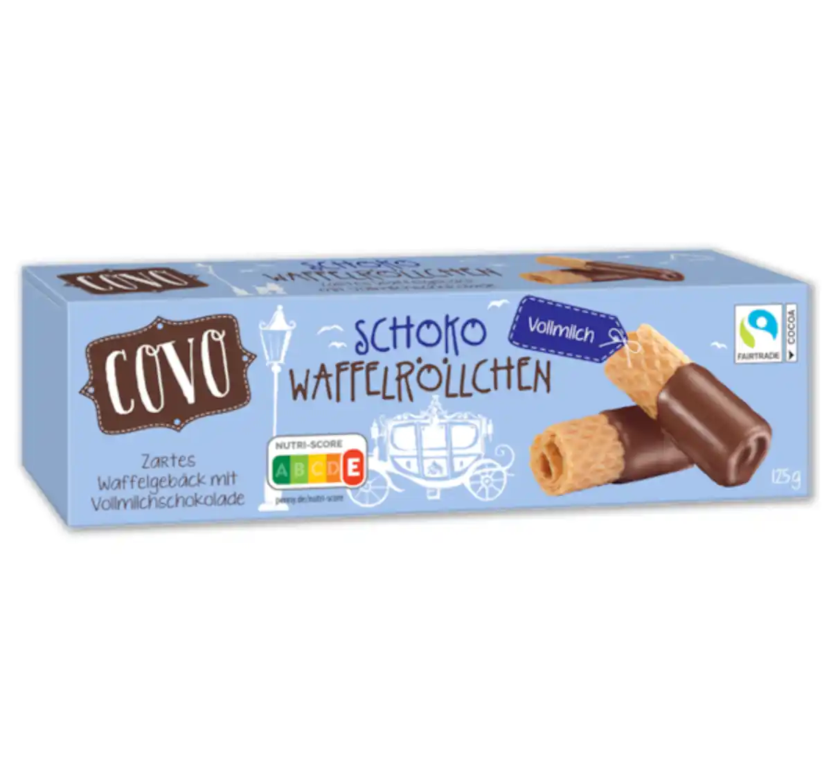 Bild 1 von COVO Schoko Waffelröllchen