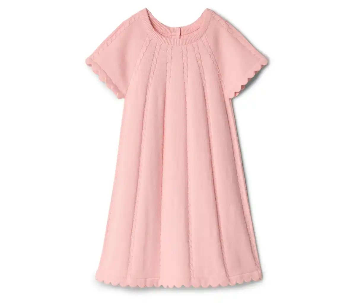 Bild 1 von Kinder-Kurzarm-Kleid aus weichem Strick