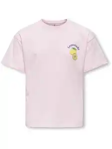Kids Only KOGCANA LIFE SS RLX T-Shirt Rosa