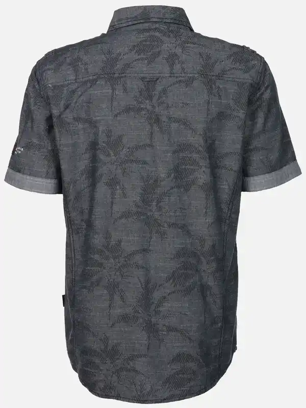 Bild 2 von Herren Freizeithemd mit kurzen Ärmeln Blau