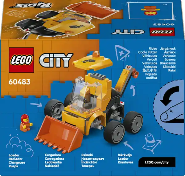 Bild 2 von LEGO CITY 60483 Coole Flitzer Radlader